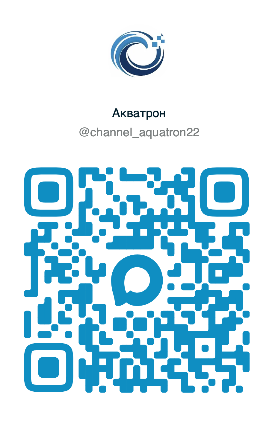 QR-код канала Акватрон в MAX
